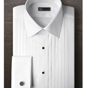 COPY - New IKE BEHAR COTTON French Cuff Laydown Tux Shirt